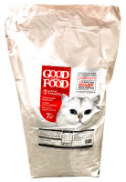 Сухой полнорационный корм для взрослых кошек GOOD FOOD 7 кг