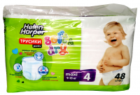 Детские трусики подгузники Helen Harper Soft&Dry Maxi (9 15 кг) 48 шт Онтэкс