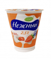 Продукт йогуртный пастеризованный Нежный мдж 2,5 350г БЗМЖ