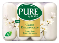 Мыло туалетное PURE by Duru 4х85г