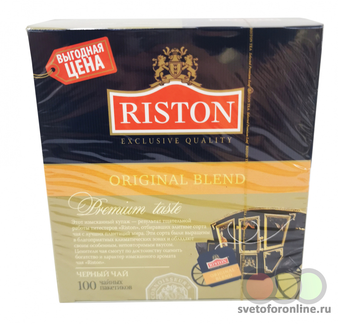 Чай Riston 100 Пакетиков Купить