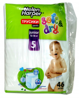 Детские трусики подгузники Helen Harper Soft&Dry Junior (12 18 кг) 46 шт Онтэкс