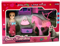 Игровой набор "Любимая лошадка" с куклой и аксессуарами