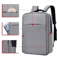 Рюкзак для ноутбука размер 44/31/12см ткань оксфорд, 2 кармана USB выход.